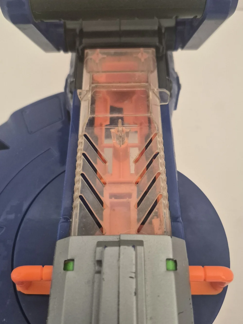 Nerf Hail-Fire Dart Blaster - Dark Blue & Bright Orange